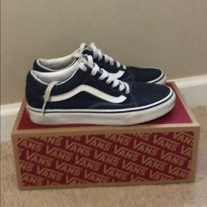 Vans old skool navy blue